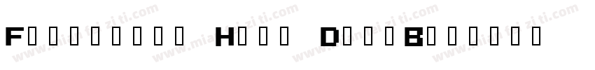 Frenchute High DemiB字体转换